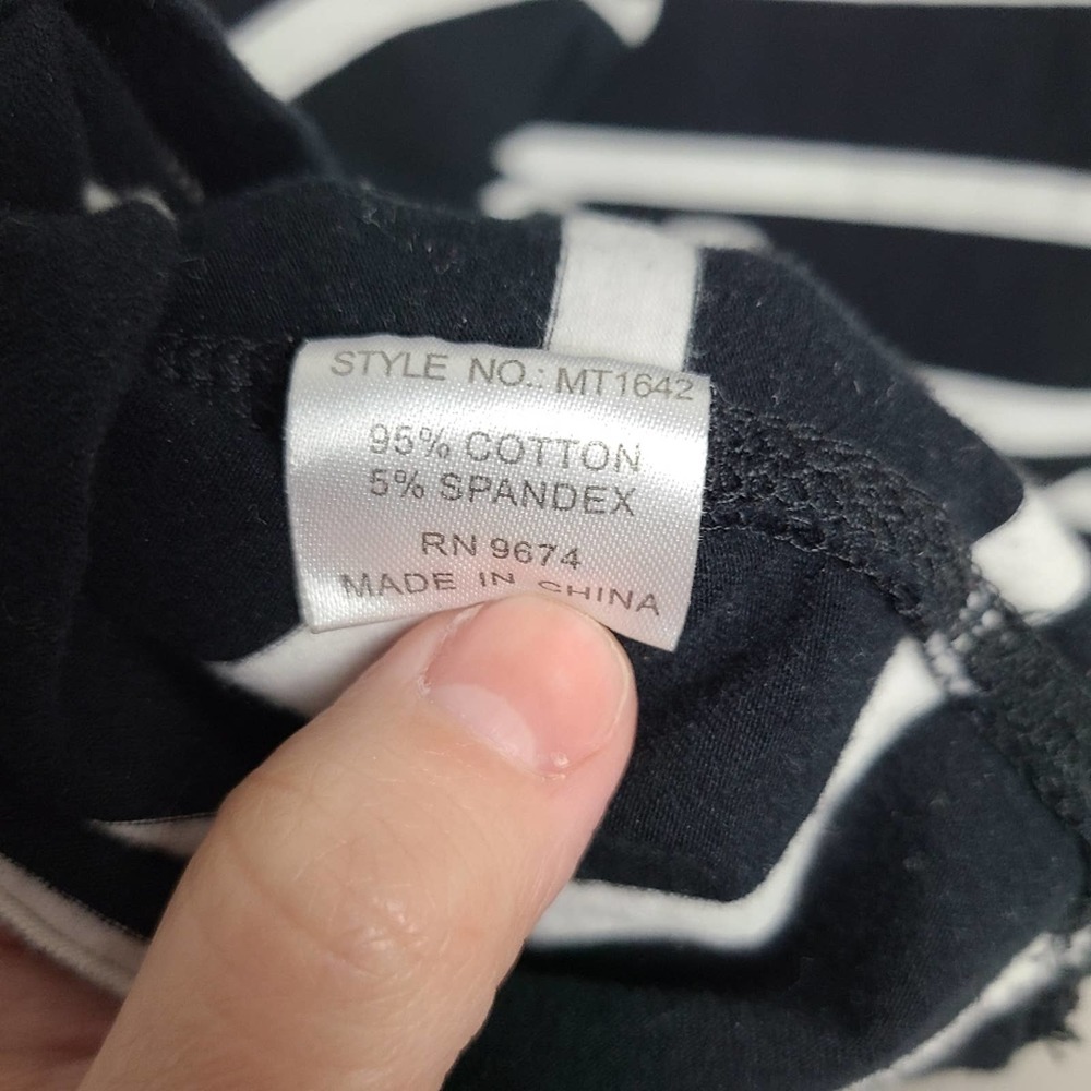 NEEDLE & THREADS| STRIPE BLOUSE W/ZIPPER DETAILS | SIZE XL - Picture 8 of 13